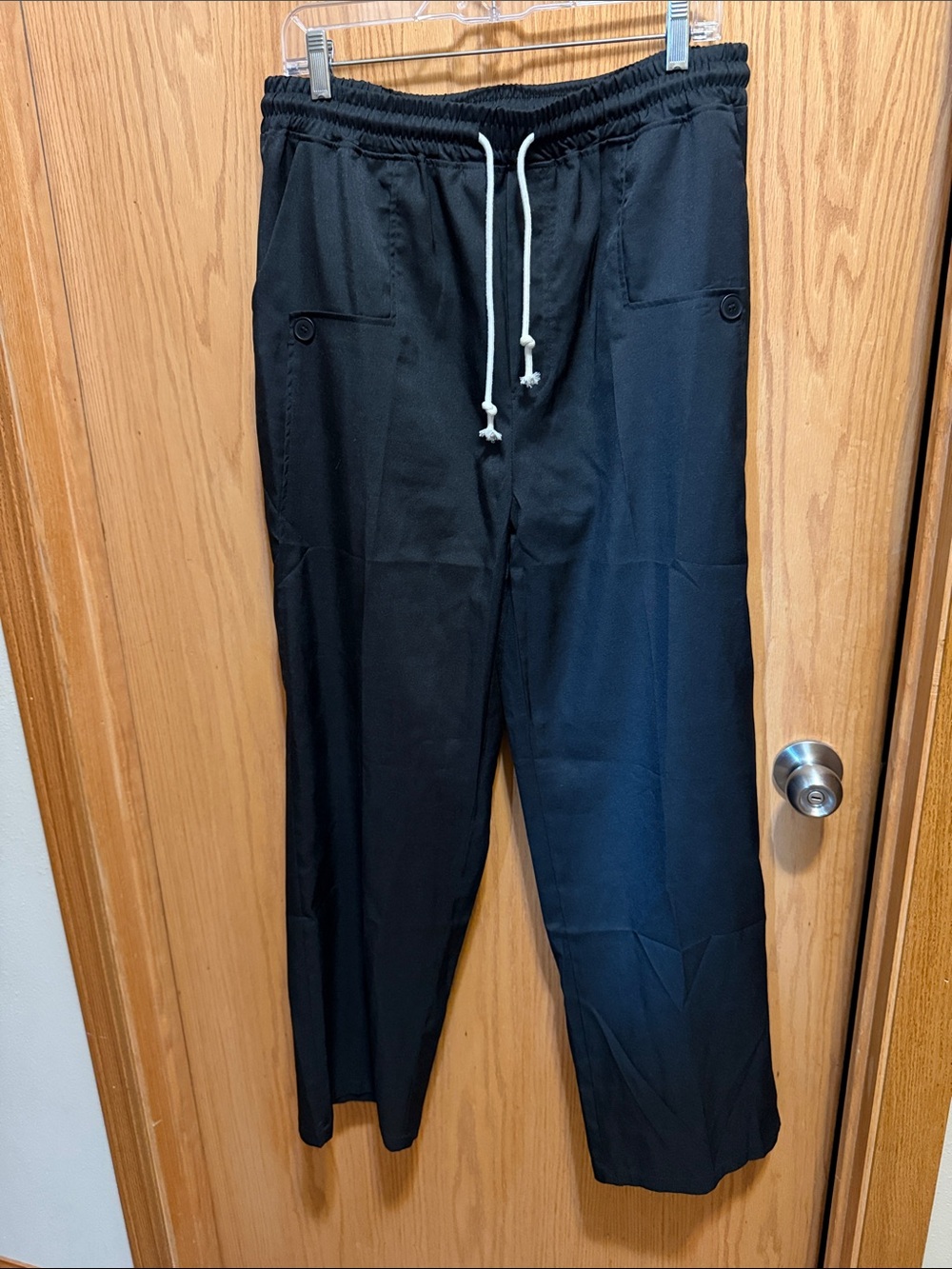 Men's Black Drawstring pants